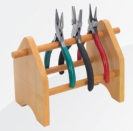 Portapinze in legno, fino a 6-8 pinze (pinze non incl.) / Wooden pliers holder, up to 6/8 pcs. (pliers not incl.)