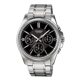 Men's Watch Casio Black Silver