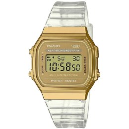 Men's Watch Casio VINTAGE COLLECTION - TRANSPARENT BAND - GOLD (Ø 36 mm)