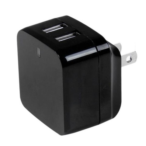 Wall Charger Startech USB2PACBK Black