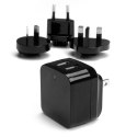 Wall Charger Startech USB2PACBK Black