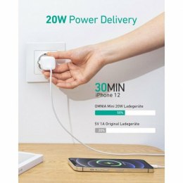 Wall Charger Aukey Omnia Mini White 20 W