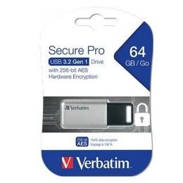 USB stick Verbatim Secure Pro 64 GB Black