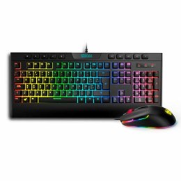 Keyboard with Gaming Mouse Krom NXKROMKLYSSP RGB