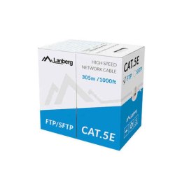 UTP Category 6 Rigid Network Cable Lanberg LCF5-11CC-0305-S 305 m