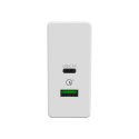Battery charger Celly TCUSBC30WWH White
