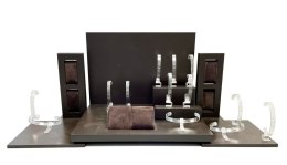 20 WATCHES DISPLAY 43x35x18 - LACQUERED WOOD