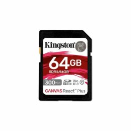 Micro SD Memory Card with Adaptor Kingston SDR2/64GB 64 GB 8K Ultra HD SDXC UHS-II