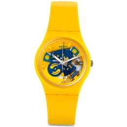 Men's Watch Swatch GJ136 (Ø 36 mm) Yellow