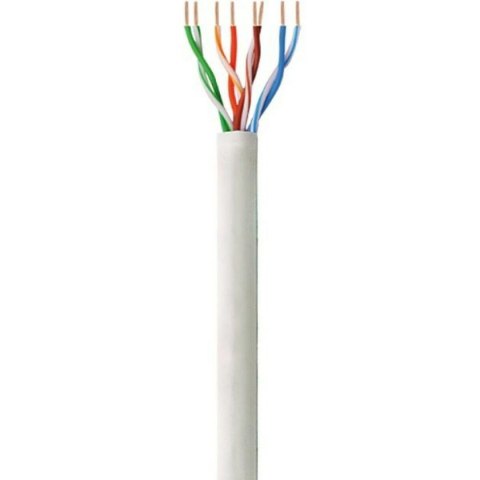 UTP Category 5e Rigid Network Cable Techly ITP8-FLU-0305 Grey 305 m
