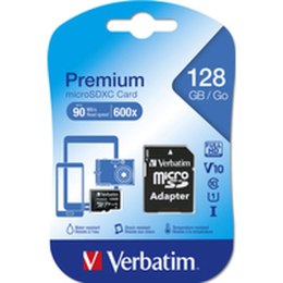 Micro SD Memory Card with Adaptor Verbatim 44085