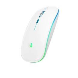 Wireless Bluetooth Mouse Subblim SUBMO-LDFLAT2 White