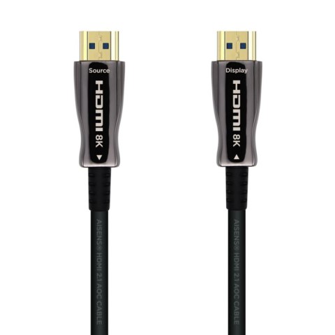 HDMI Cable Aisens A153-0515 Black 10 m
