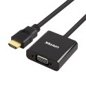 HDMI to VGA with Audio Adapter Unitek Y-6333 Black