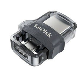 USB stick SanDisk SDDD3-128G-G46 Black Silver 128 GB