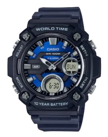 CASIO Mod. OVERSIZE 10 YEAR BATTERY