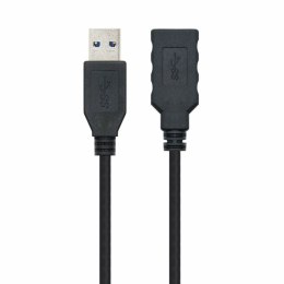 USB Cable NANOCABLE 10.01.0901-BK Black