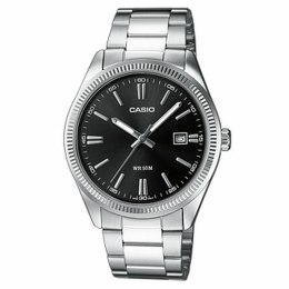 Men's Watch Casio DATE Silver Multifunction Black (Ø 39 mm)