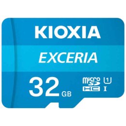 Micro SD Memory Card with Adaptor Kioxia Exceria UHS-I Class 10 Blue - 256 GB