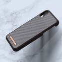 Nordic Elements Saeson Idun - Case for iPhone XR (Dark Brown Pattern 1)