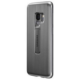 Samsung Protective Standing Cover - Case for Samsung Galaxy S9 with kickstand (Silver)