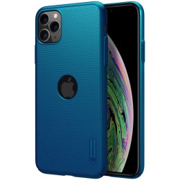 Nillkin Super Frosted Shield - Case for Apple iPhone 11 Pro Max z wycięciem na logo (Peacock Blue)