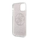 Guess Circle Glitter 4G - Case for iPhone 11 Pro Max (różowy)