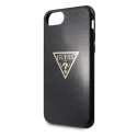 Guess Solid Glitter Triangle - iPhone 8/7 Case (Black)