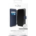 PURO Universal Wallet 360 ° - Universal swivel pouch with card slots, size XL (navy blue)