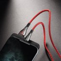 Borofone Highway - 1.2m USB to Lightning Connection Cable (Black / Red)