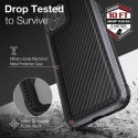 X-Doria Raptic Lux - Aluminum Case for iPhone 12 Pro Max (Drop test 3m) (Black Carbon Fiber)