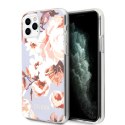 Guess Flower Case N2 - Case for iPhone 11 Pro Max (Lilac)