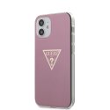 Guess Metallic Triange - Case iPhone 12 Mini (pink)