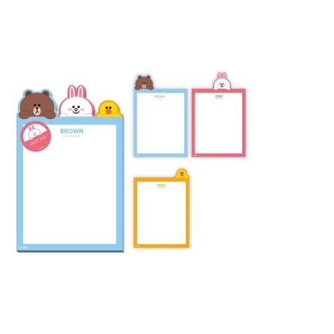 LINE FRIENDS - Planner / desk notebook 3 x A5