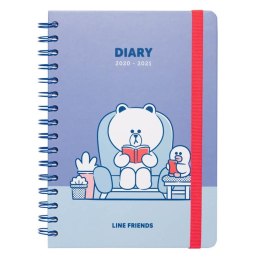 Line Friends - Calendar 2020/2021 A5