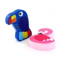 Wooden mix rattles (Flamingo, Toucan), random model selection