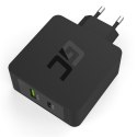 Green Cell Charger USB-C 45W PD with cable USB-C and extra USB port for Asus ZenBook, HP Spectre, HP Envy x2 and others