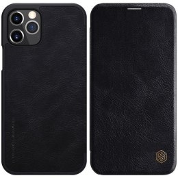 Nillkin Qin Leather Case - Case for Apple iPhone 12 Pro Max (Black)