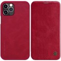 Nillkin Qin Leather Case - Case for Apple iPhone 12 Pro Max (Red)