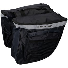 Dunlop - Bicycle bag / pannier for luggage rack large 26l (Black)
