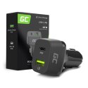 Green Cell In-car Charger USB-C Power Delivery + USB Quick Charge 3.0