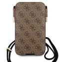 Guess 4G Big Metal Logo Pouch - Phone bag L max 6.7 "(brown)