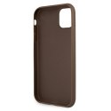 Guess 4G Printed Stripe - iPhone 11 Case (Brown)