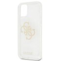 Guess Glitter 4G Big Logo - Case for iPhone 12 Pro Max (Transparent)