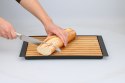 Alpina - Bamboo bread board with crumb tray