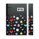 BT21 - Folder / ring binder with elastic band (4 rings)