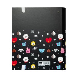 BT21 - Folder / ring binder with elastic band (4 rings)