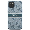 Guess 4G Printed Stripe - Case for iPhone 13 Mini (Blue)