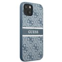 Guess 4G Printed Stripe - Case for iPhone 13 Mini (Blue)