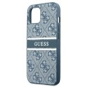 Guess 4G Printed Stripe - Case for iPhone 13 Mini (Blue)